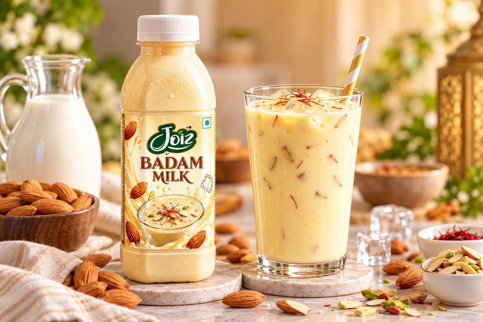 Badam flavoured milk